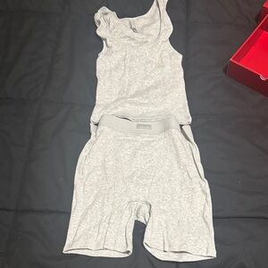 SKIMS Gray Shapewear Set